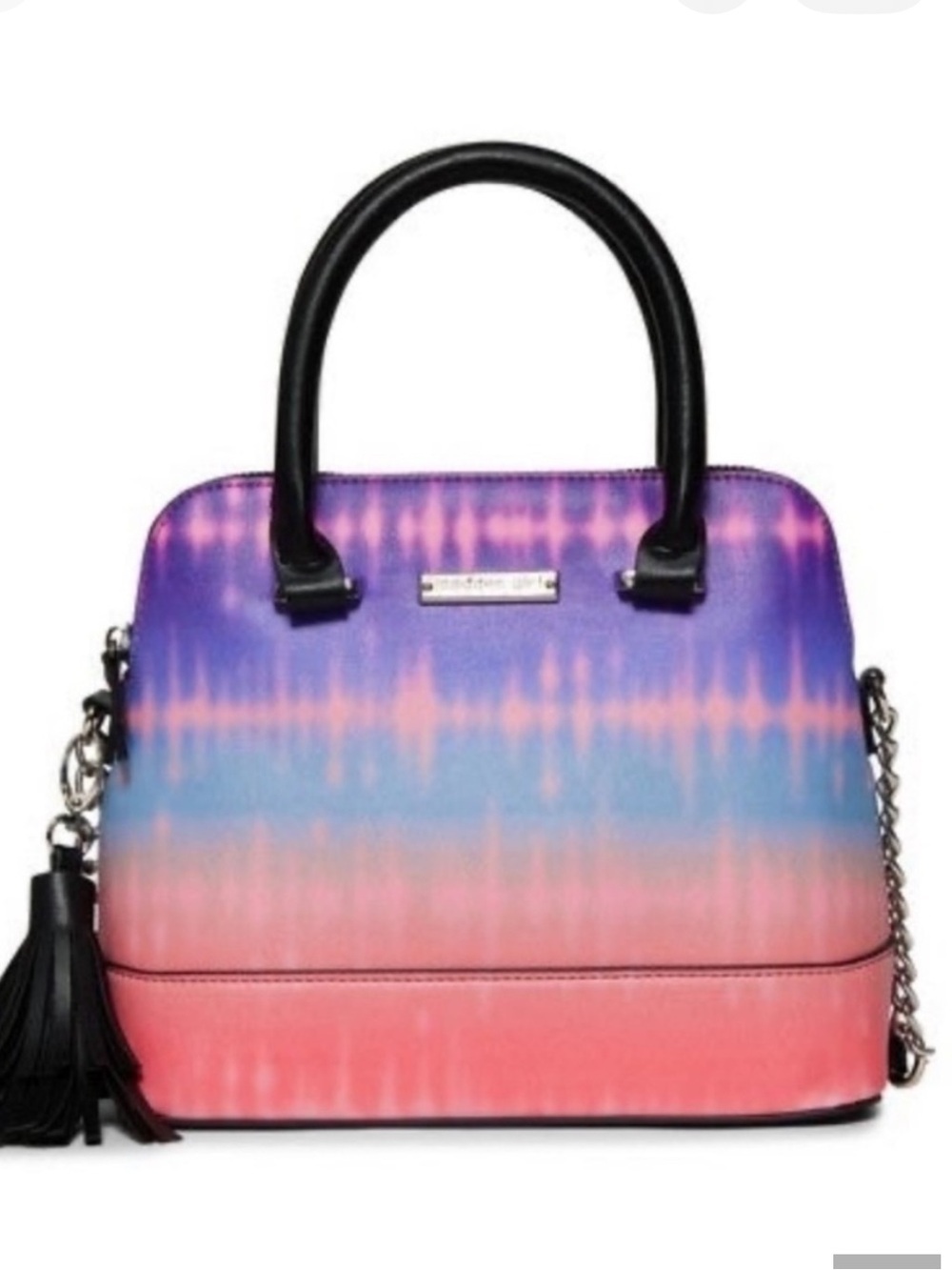 Madden Girl Pink Purple Tie Dye Dome Shoulder Bag NWT